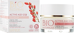 Düfte, Parfümerie und Kosmetik Intensive Anti-Aging Gesichtscreme mit Bio Goji, Omega 3 und 6 für reife Haut - Phytorelax Laboratories Active Age Goji Intensive Anti-Age Fase Cream
