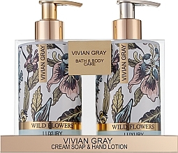 Düfte, Parfümerie und Kosmetik Vivian Gray Wild Flowers - Handpflegeset (Flüssigseife 250ml + Handlotion 250ml)