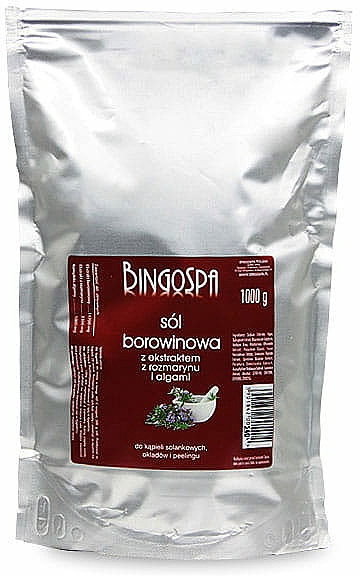 Badesalz mit Rosmarinextrakt und Algen - BingoSpa Salt Mud Extract Of Rosemary — Bild N1