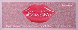 Düfte, Parfümerie und Kosmetik Hydrogel-Lippenpatches mit Rosenextrakt - Sersanlove Rose Moisturizing Lip Mask