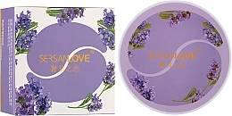 Düfte, Parfümerie und Kosmetik Hydrogel-Patches mit Lavendelextrakt - Sersanlove Lavender Gel Eye Mask
