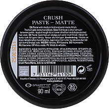 Mattierende Haarpaste mittlerer Halt - Grazette Crush Paste Matte — Bild N2
