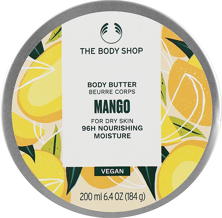 Feuchtigkeitsspendende Körperbutter mit Mangokernöl - The Body Shop Mango Softening Body Butter Vegan — Bild N4