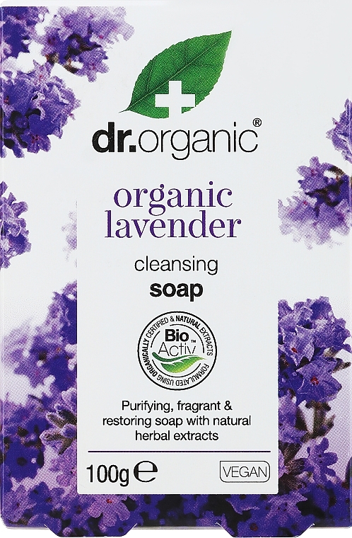Seife mit Lavendelextrakt - Dr. Organic Bioactive Skincare Organic Lavender Soap — Bild N1