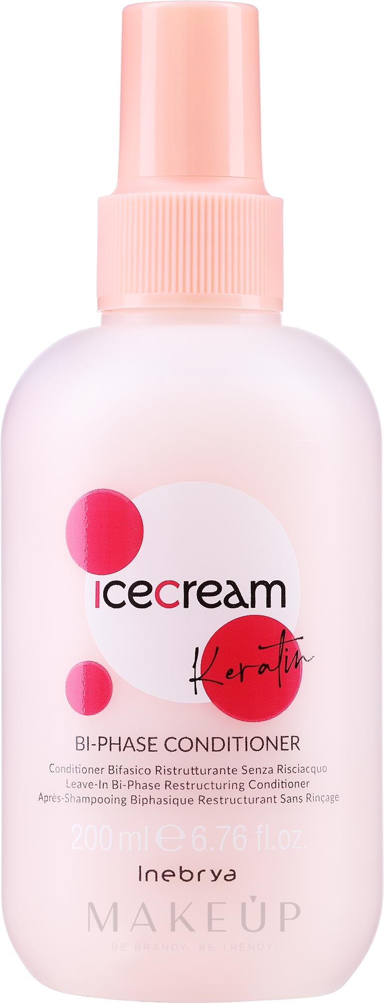 Zweiphasiger Haarspülung-Spray mit Keratin - Inebrya Keratin Bi-Phase Conditioner — Bild 200 ml