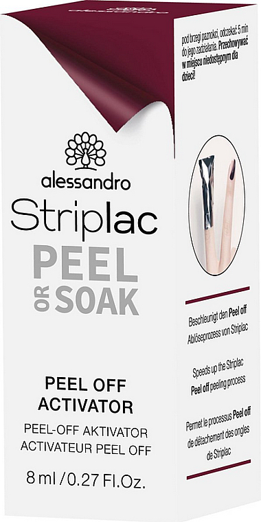 Peel-Off Activator für trockene Nägel - Alessandro International Striplac Peel Or Soak Peel Off Activator — Bild N2
