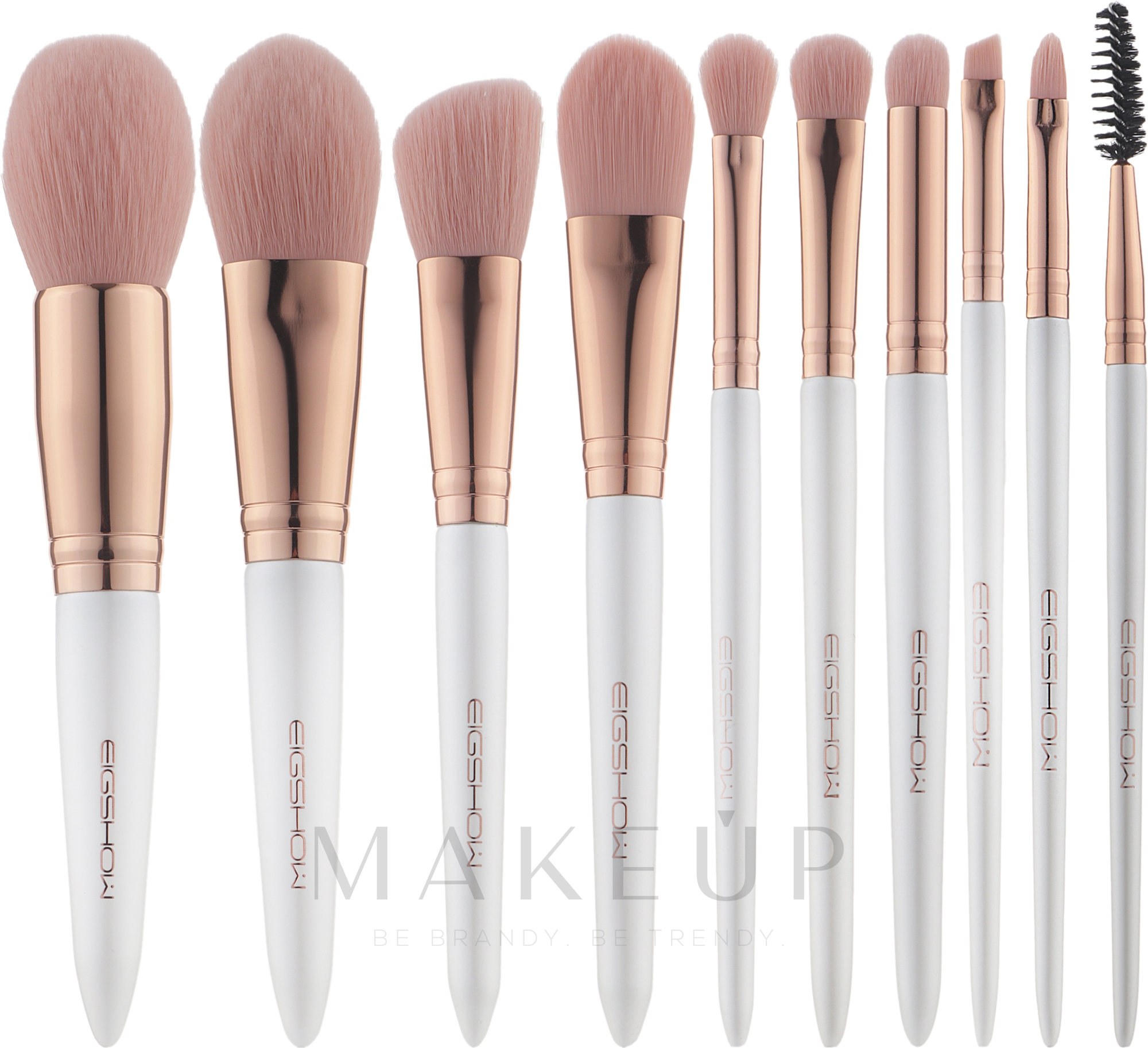 Make-Up Pinsel-Set 10 St. - Eigshow Beauty Rose Gold Brush Kit — Bild 10 St.