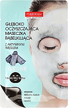 Düfte, Parfümerie und Kosmetik Tiefenreinigende Schaummaske für Gesicht mit Sauerstoff und Aktivkohle - Purederm Deep Purifying Black O2 Bubble Mask Charcoal