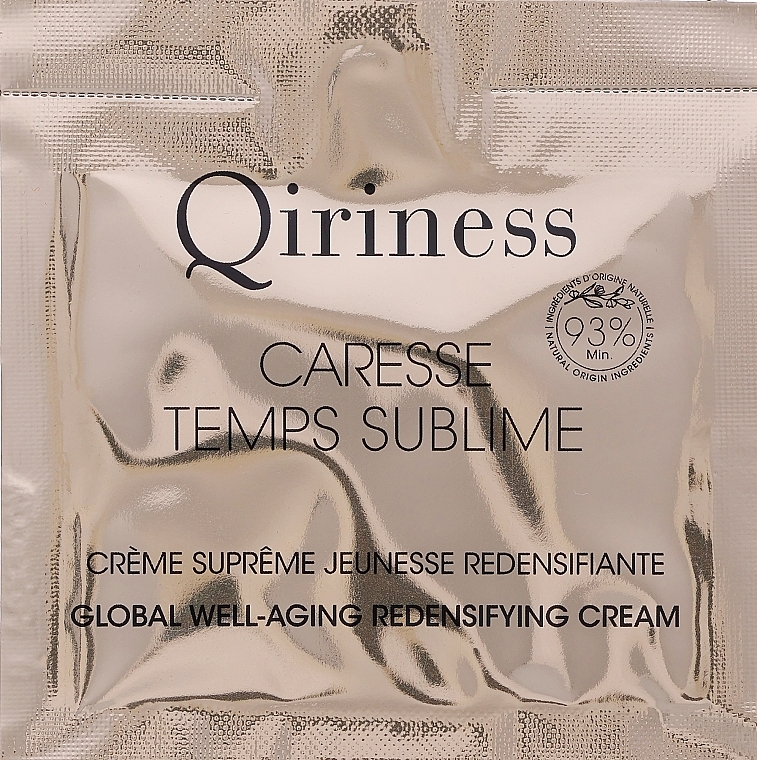 GESCHENK! Regenerierende Anti-Aging Creme - Qiriness Caresse Temps Sublime Global Well-Aging Redensifying Cream — Bild N1