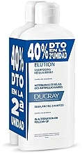 Düfte, Parfümerie und Kosmetik Set - Ducray Elution Gentle Balancing Shampoo Pack (2x400ml)