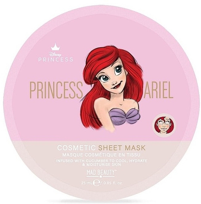 Feuchtigkeitsspendende Tuchmaske für das Gesicht - Mad Beauty Pure Princess Sheet Mask Ariel — Bild N1