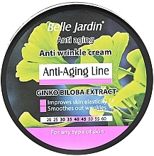 Düfte, Parfümerie und Kosmetik Glättende Anti-Aging Gesichtscreme mit Ginkgo Biloba - Belle Jardin Anti Aging Line Face Cream