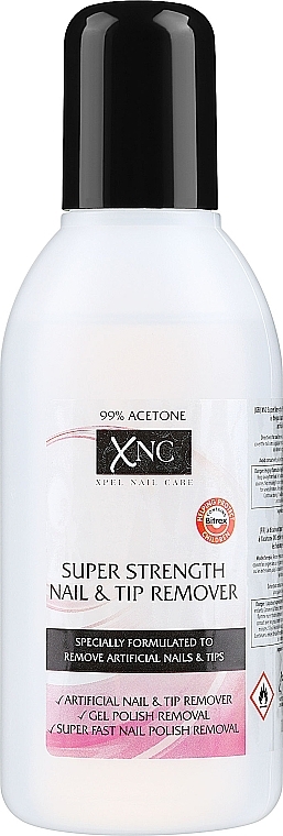 Nagellackentferner für Acryl- und Gelnägel - Xpel Marketing Ltd XNC Nail Care Super Strength Nail & Tip Remover — Bild N1