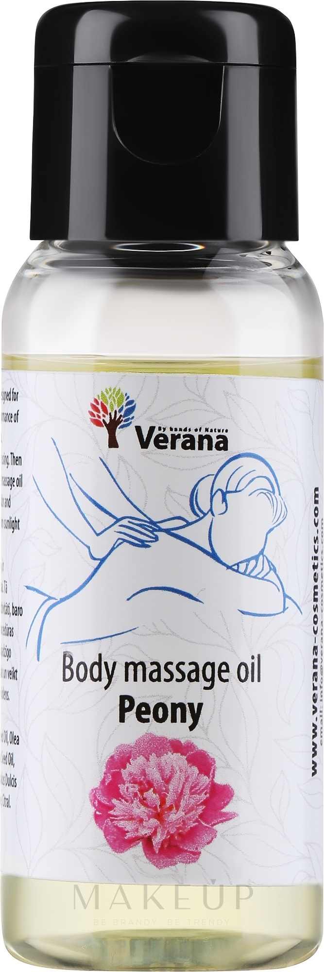 Körpermassageöl Peony - Verana Body Massage Oil  — Bild 30 ml