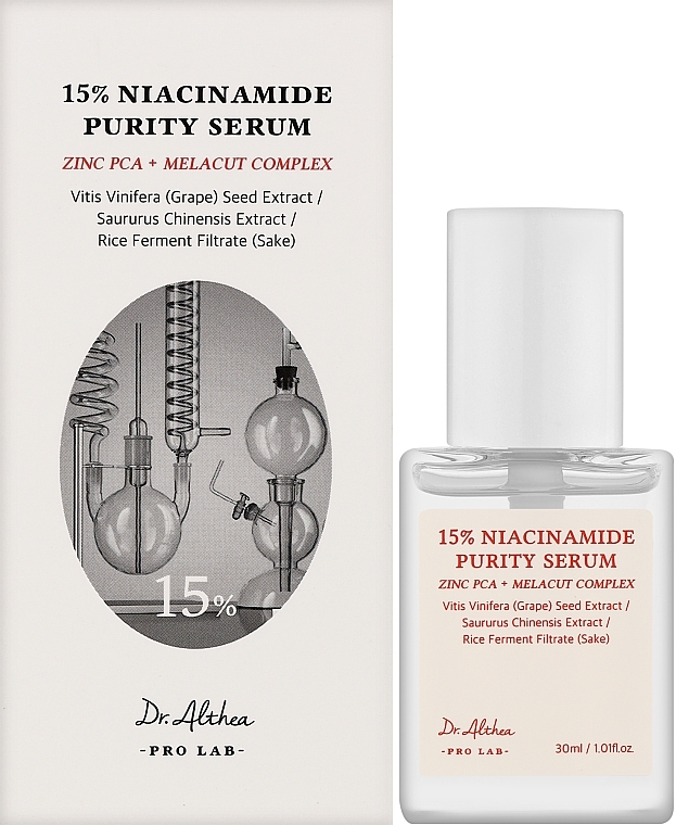 Gesichtsserum mit Niacinamid  - Dr.Althea 15% Niacinamide Purity Serum  — Bild N2