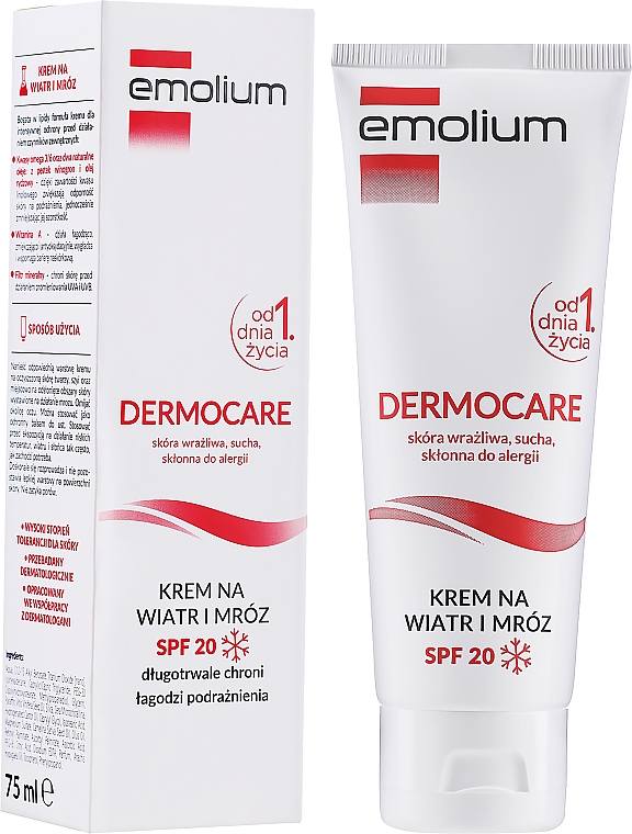 Kalte Creme für das Gesicht SPF 20 - Emolium Dermocare Cream SPF 20 — Bild N2
