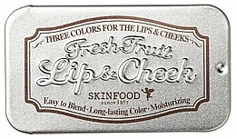 Düfte, Parfümerie und Kosmetik 2in1 Lippenbalsam und Creme-Rouge - Skinfood Fresh Fruit Lip & Cheek Trio