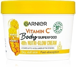 Feuchtigkeitsspendende Gelcreme für dehydrierte Körperhaut - Garnier Body SuperFood Watermelon & Hyaluronic Acid Hydrating Gel-Cream — Bild N1