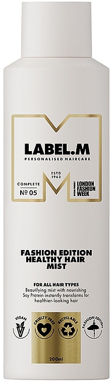 Feuchtigkeitsspendendes Haarspray - Label.m Fashion Edition Healthy Hair Mist — Bild N1