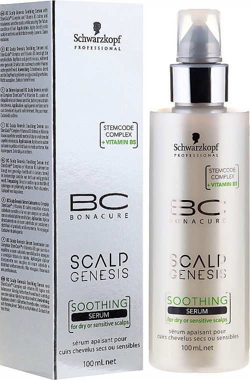 Beruhigendes Haarserum für trockene und empfindliche Kopfhaut - Schwarzkopf Professional BC Bonacure Scalp Genesis Soothing Serum — Bild N1