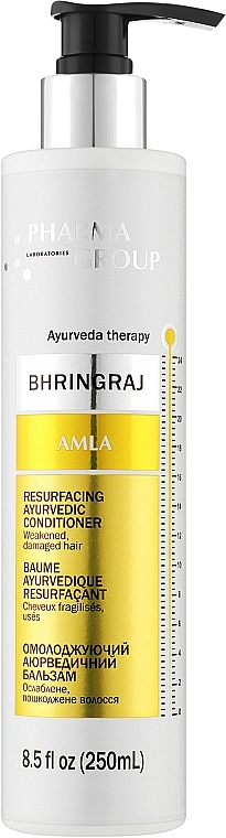 Verjüngender Balsam - Pharma Group Laboratories Bhringraj + Amla Resurfacing Conditioner — Bild N2