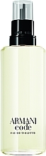 Düfte, Parfümerie und Kosmetik Giorgio Armani Code Homme Refillable - Eau de Toilette (Refill)