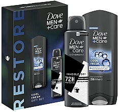 Duftset - Dove Men+Care Restore Set (Duschgel 250ml + Deospray 150ml) — Bild N1