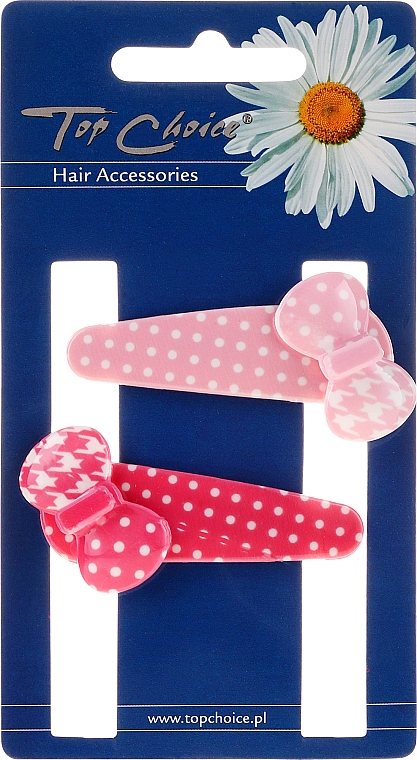 Haarspangen 23675 rosa und rot - Top Choice — Bild N1