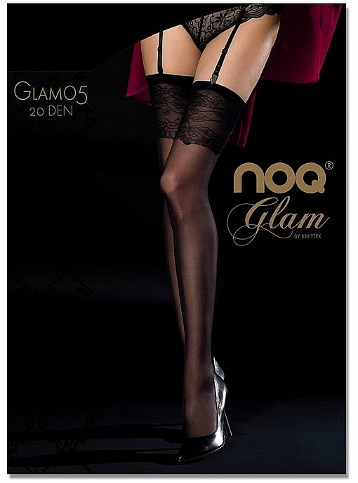 Damenstrümpfe Glam 05 20 Den nero - Knittex — Bild N1