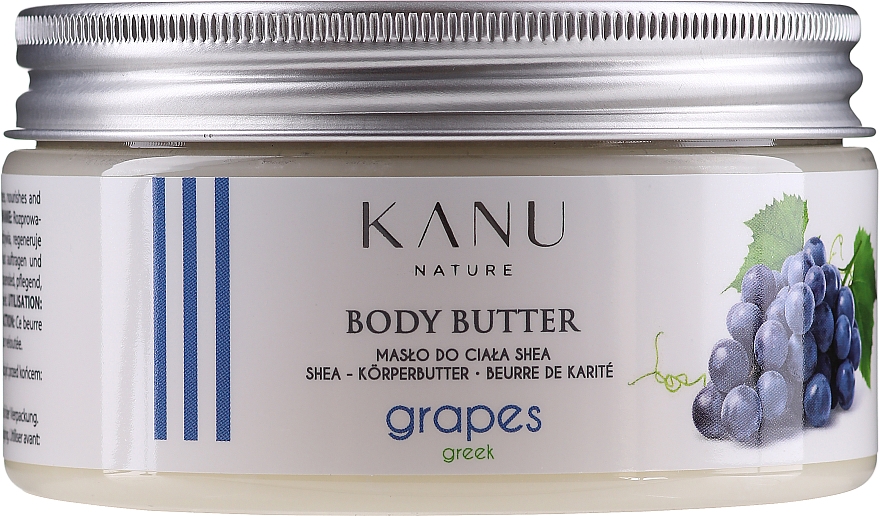 Shea-Körperbutter Griechische Trauben - Kanu Nature Greek Grape Body Butter — Bild N1