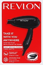 Reise-Haartrockner schwarz - Revlon Travel Hair Dryer RVDR5305E Black  — Bild N2