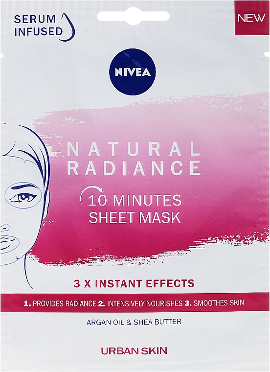 10 Minuten Tuchmaske für strahlend schöne Haut - Nivea Natural Radiance 10 Minutes Sheet Mask — Bild N5