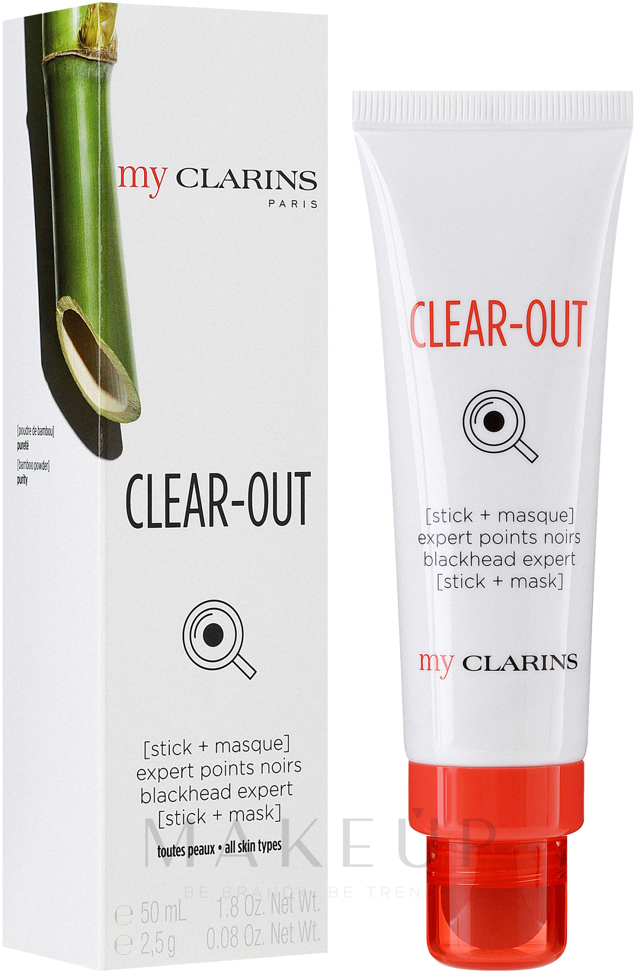 Tiefenreinigende Gesichtsmaske als Stick gegen Mitesser - Clarins My Clarins Clear-Out Blackhead Expert — Bild 50 ml