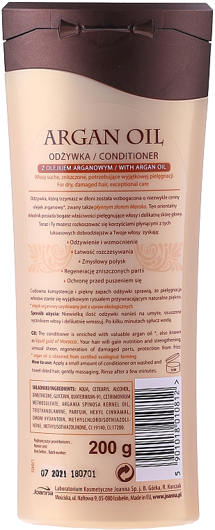 Haarspülung mit Arganöl - Joanna Argan Oil Hair Conditioner — Bild N2