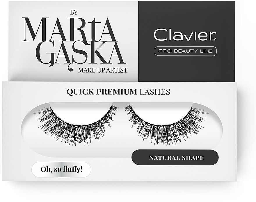 Künstliche Wimpern - Clavier Quick Premium Lashes Oh, So Fluffy! SK57