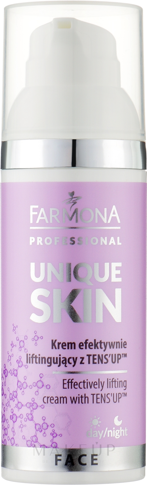 Effektive Lifting-Creme für alle Hauttypen - Farmona Professional Unique Skin Effectively Lifting Cream With TENS'UP — Bild 50 ml