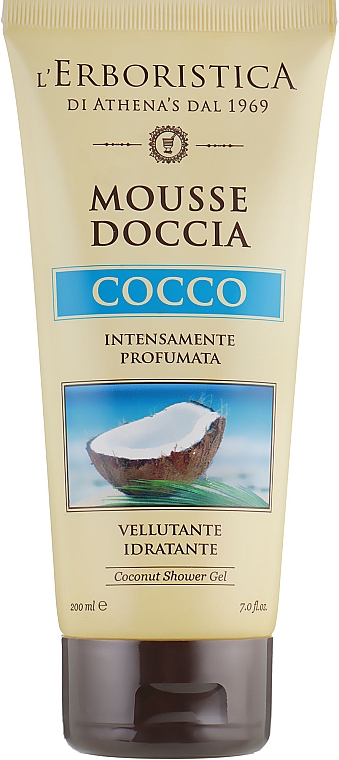 Duschmousse - Athena's Erboristica Shower Mousse Coconut — Bild N1