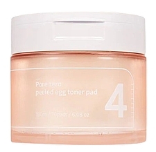 Tonisierende Pads für das Gesicht mit Eierschalenextrakt - Numbuzin No.4 Pore Zero Peeled Egg Toner Pad — Bild N1