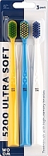 Düfte, Parfümerie und Kosmetik Zahnbürsten-Set 3 St. - Woom 5200 Ultra Soft 