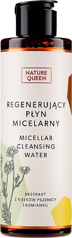 GESCHENK! Regenerierendes Mizellen-Reinigungswasser - Nature Queen Micellar Cleansing Water — Bild N1