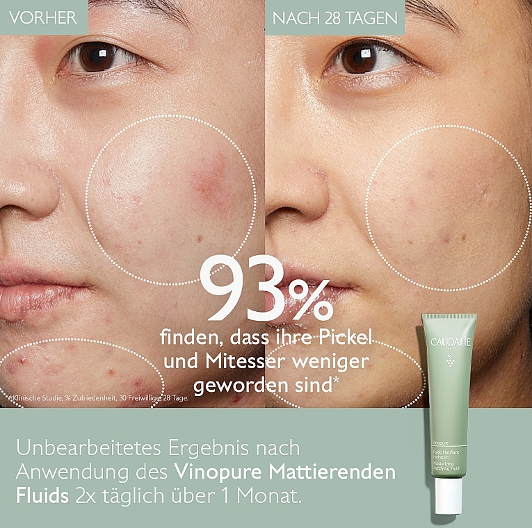 Mattierende Gesichtsflüssigkeit - Caudalie Vinopure Skin Perfecting Mattifying Fluid — Bild N7