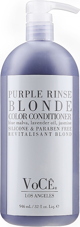 Conditioner für Blondinen - VoCe Haircare Purple Rinse Blonde Color Conditioner — Bild N2