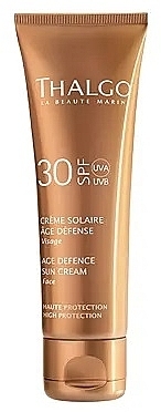 Anti-Aging-Sonnenschutzcreme für das Gesicht - Thalgo Age Defence Sun Cream SPF 30 — Bild N1