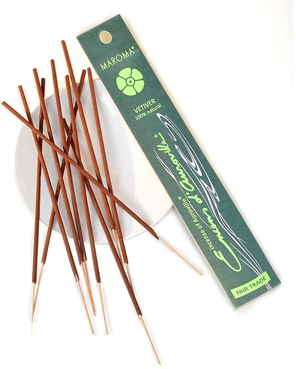 Räucherkegel Vetiver - Maroma Encens d'Auroville Stick Incense Vetiver — Bild N3