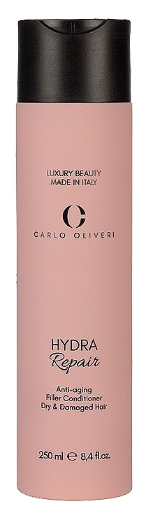 Anti-Aging-Conditioner für trockenes und strapaziertes Haar - Carlo Oliveri Hydra Repair Anti-Aging Filler Conditioner Dry & Damaged Hair — Bild N1