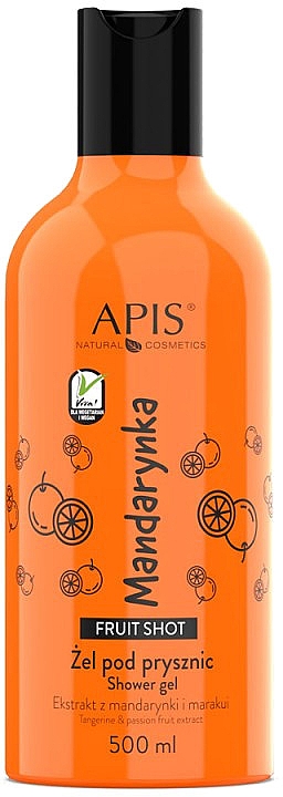 Duschgel Mandarine - APIS Professional Fruit Tangerine Shower Gel — Bild N1
