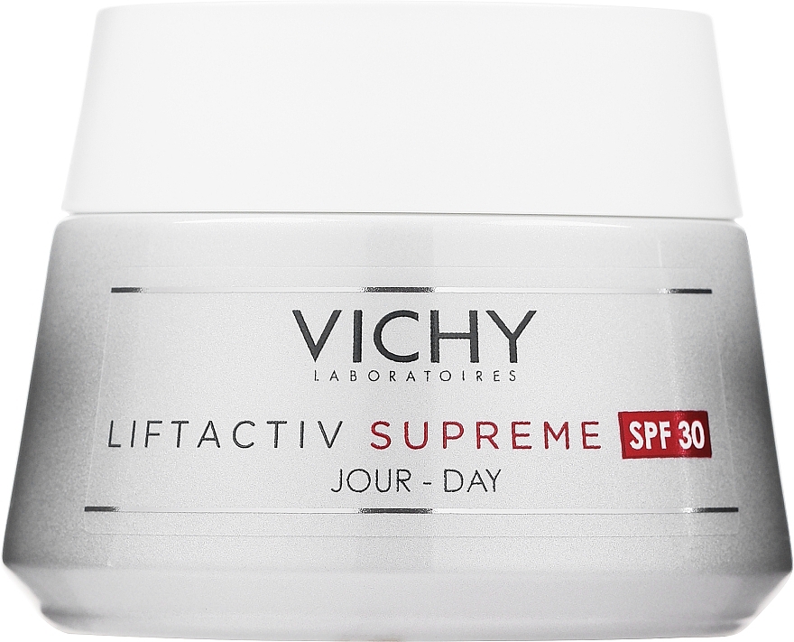 Anti-Falten Tagescreme mit Hyaluronsäure SPF 30 - Vichy Liftactiv Supreme Intensive Anti-Wrinkle Day Cream SPF30 — Bild N2