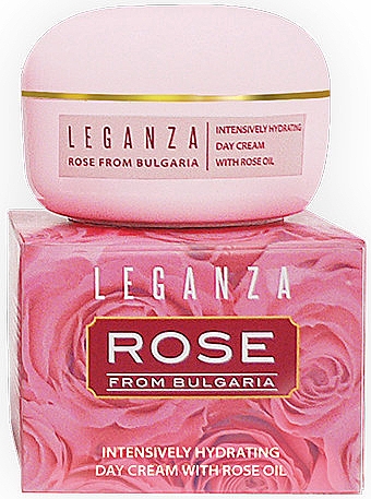 Intensiv feuchtigkeitsspendende Tagescreme mit Rosenöl - Leganza Rose Intensively Hydrating Day Cream — Bild N1