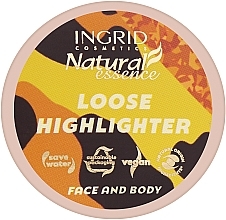 Loser Highlighter für Gesicht und Körper - Ingrid Cosmetics Natural Essence Loose Highlither — Bild N1