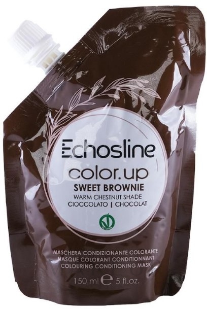Tönungsmaske - Echosline Color Up Colouring Conditioning Mask — Bild Brownie